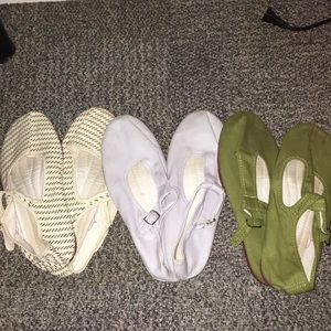 Lot Of 3 Urban Outfitters Flats Size 9